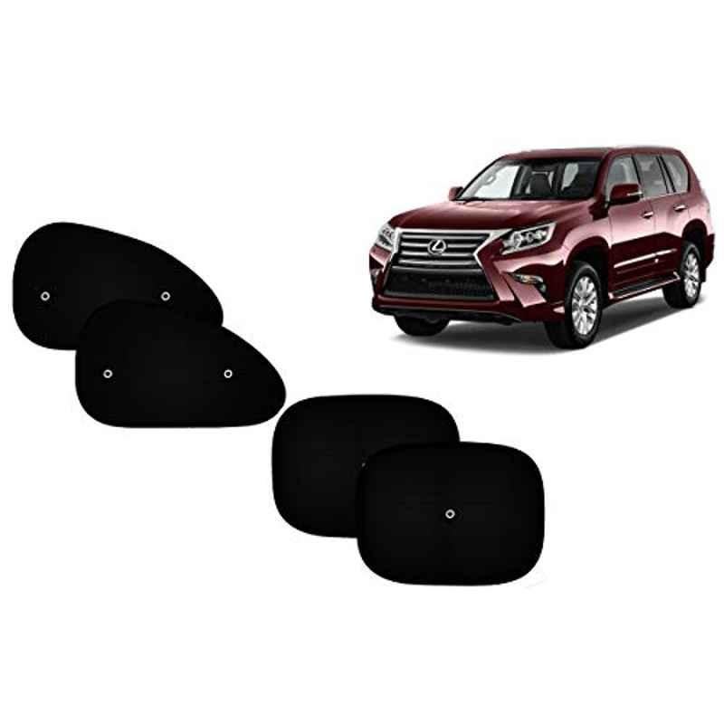 Auto Pearl 4 Pcs PVC & Mesh Black Window Side Sun Shade Set for Lexus GX