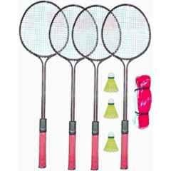 STYRKR Alloy Steel Assorted FIRE-Combo-8 Badminton Kit