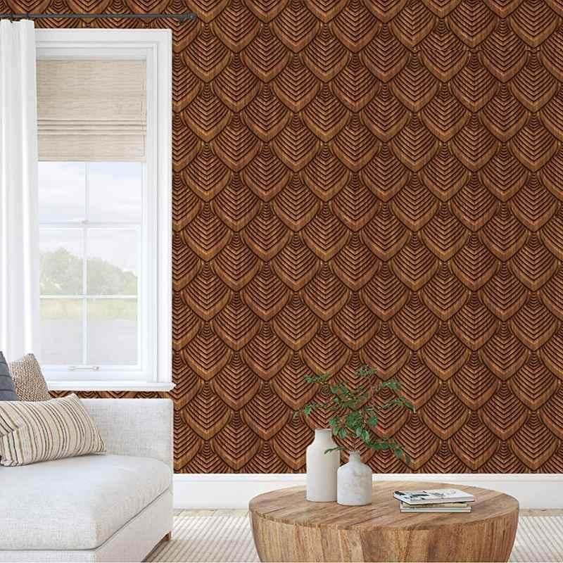Asian Paints EzyCR8 300x45cm Paper 3D Etched Self Adhesive Wall Sticker Roll, HPCA25834