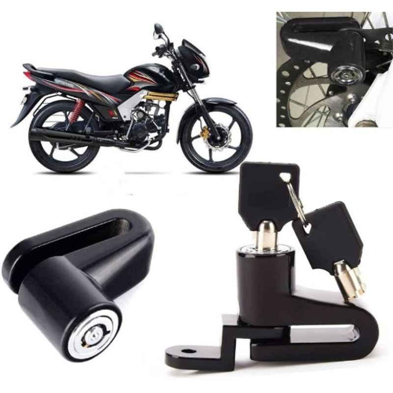 Auto Pearl Steel Black Heavy Duty Anti-Theft Disc Brake Lock for Centuro, Lock_484