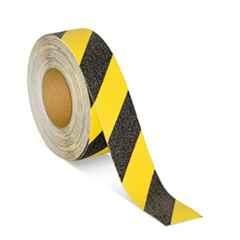 Visione Arc 50mm PVC Yellow & Black Anti Skid Tape, Length: 18 m, VA-TP-ZB01