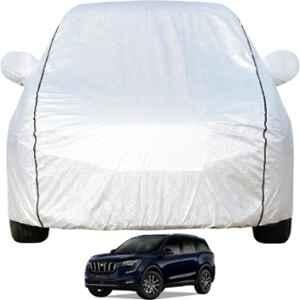 Allextreme Polyester Silver Car Cover with Mirror Pocket for Mahindra XUV700 2021 & 2026 Models, PV-TT020