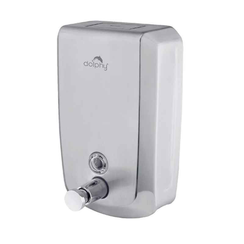 Dolphy 1000ml Stainless Steel Silver Soap Dispenser, DSDR0099