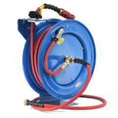 Zephyr 13mm 20m Rubber Red Heavy Duty Auto Retractable Steam Hose Reel, ZSR1320HD