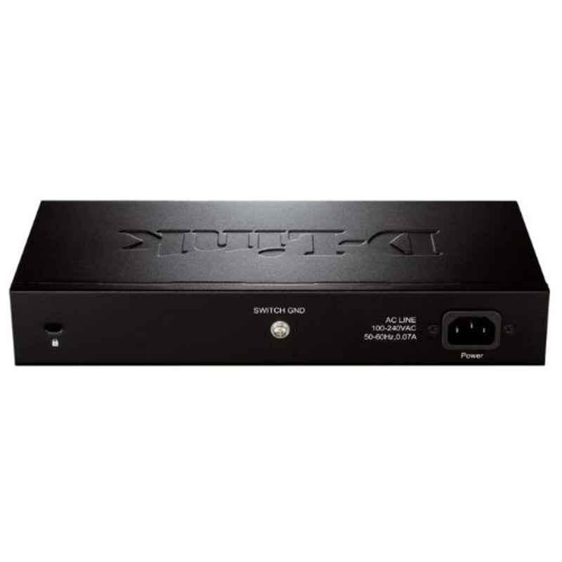 D-Link 16 Port 10/100Mbps Black Desktop Switch, DES-1016D