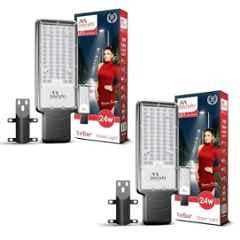 Murphy Velar 24W 6500K Aluminium Cool White Outdoor LED Street Light (Pack of 2)