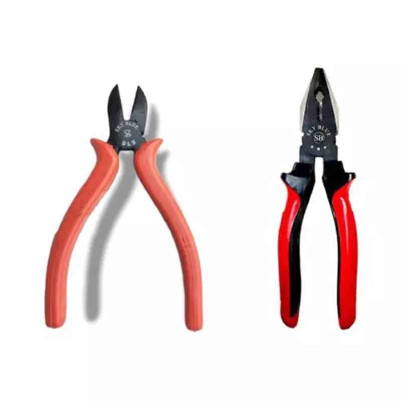 Sky Blue 2 Pcs Lineman Plier Combo, SBE_PLIER_COMBOS_COMBO_818