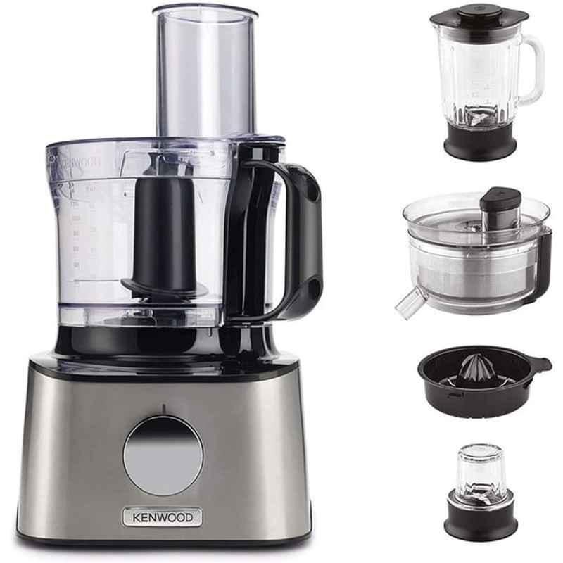Kenwood 1.2L 800W Silver Food Processor, FDM307SS