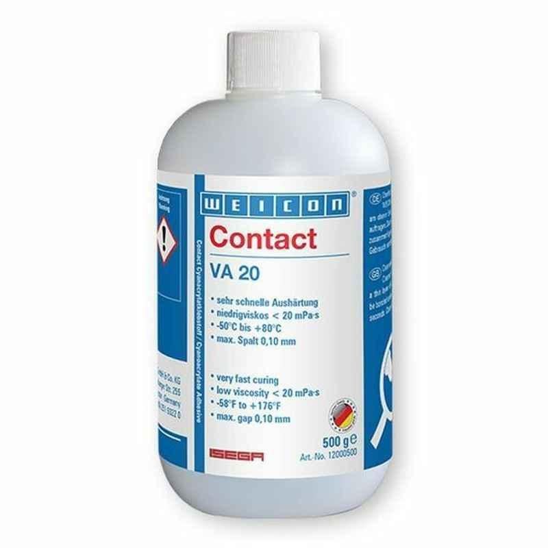 Weicon Contact VA 20 Cyanoacrylate Adhesive, 12000500, 500GM
