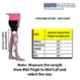 Salo Orthotics 13 inch Polyproplene Adjustable White Push Knee Brace, 118, Size: Medium
