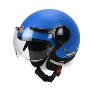 Blue Half Face Motorcycle Helmet 