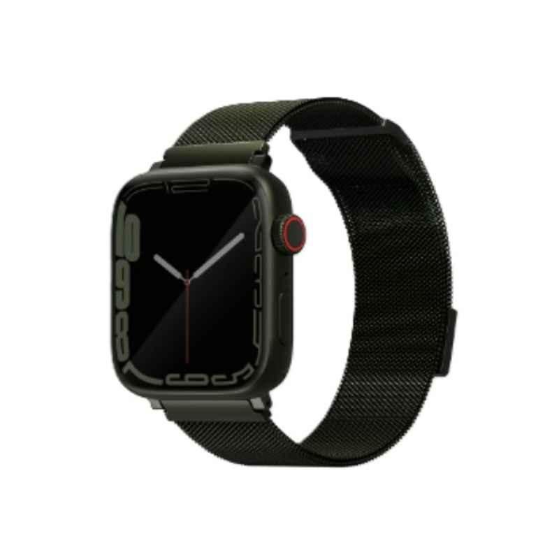 Uniq Dante Mesh Steel Hunter Green Strap for Apple Watch 45, 44 & 42mm