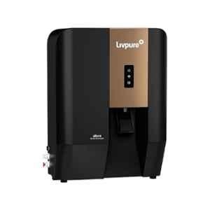 Livpure 7 Litre 40W RO+UV+Copper+Mineralizer 8 Stage Black Water Purifier, ALLURA