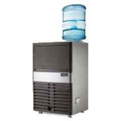 Celfrost IC-30-S 55kg/24hr Stainless Steel Ice Machine with Self Contained Bin & Bottle Water