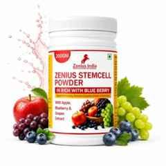 Zenius India 200g Stemcell Powder with Apple Stem Cell, Grape Stem Cell & Polygonum Multiflorum for Supports Digestive Wellness & Promotes Gut Health