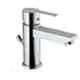 Jaquar Fonte 95mm Stainless Steel Single Lever Basin Mixer with Popup Waste, FON-SSF-40052B