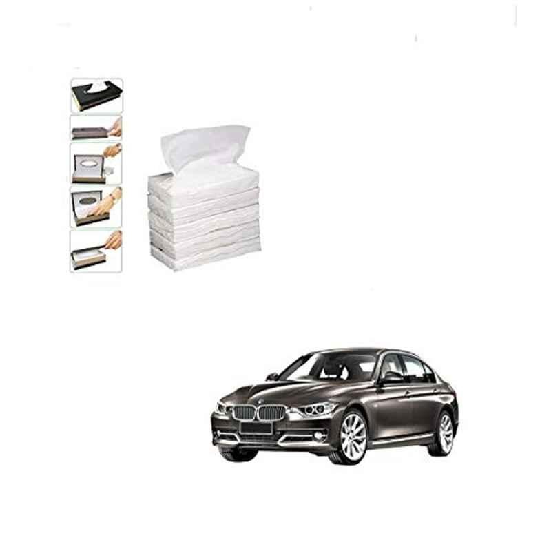 Kozdiko 100 Pulls Dispenser Box Refiller Tissue Paper with 200 Sheets for BMW 3 Series (Pack of 5)
