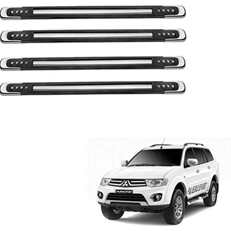 Kozdiko 4 Pcs Designer Black Bumper Protector Set for Mitsubishi Pajero Sport, Koz-66099
