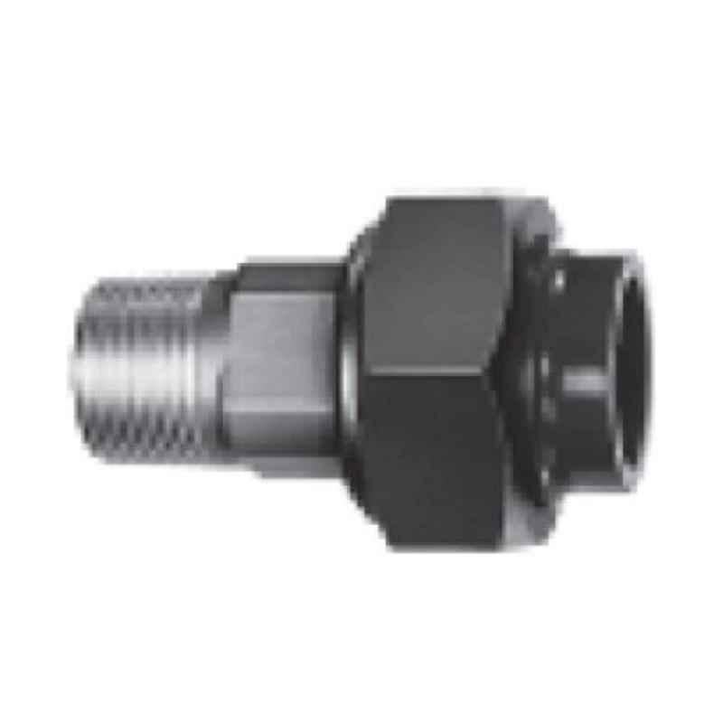 Hepworth 21.55.17 1-1/2x1-1/2 inch PN 15 PVC-U Pipe Adaptor Union, 721.551.710