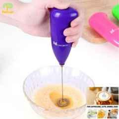 Hongxin 50W Stainless Steel Blue Battery Operated Portable Hand Blender (Pack of 2)