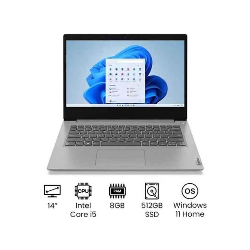 Lenovo Core i5 8GB 14 inch Quad Core SSD Platinum Grey Laptop, 81WA00Q7US