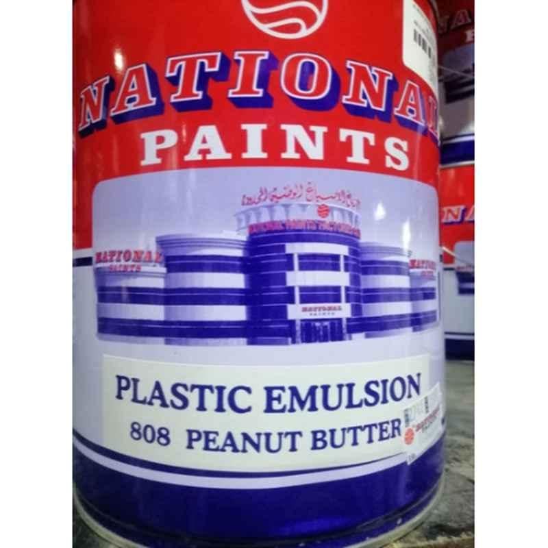 National Paints 3.6L Peanut Butter Water Based Wall Paint, NP-808-3.6