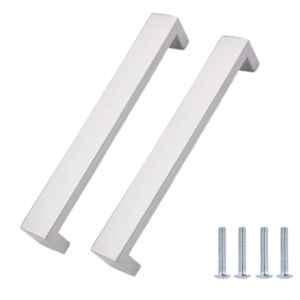 Atom PHS01 12 inch Silver Satin Finish Stainless Steel Pull Handle