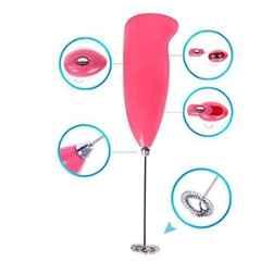 Hongxin 100W Stainless Steel Red Battery Operated Portable Hand Blender (Pack of 3)