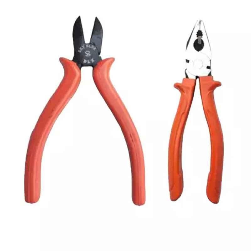 Sky Blue 2 Pcs 8 inch Lineman Plier Combo, SBE_PLIER_COMBOS_COMBO_678