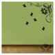 Kayra Decor 24x40 inch PVC Flower with Butterfly Wall Design Stencil, KDS36027