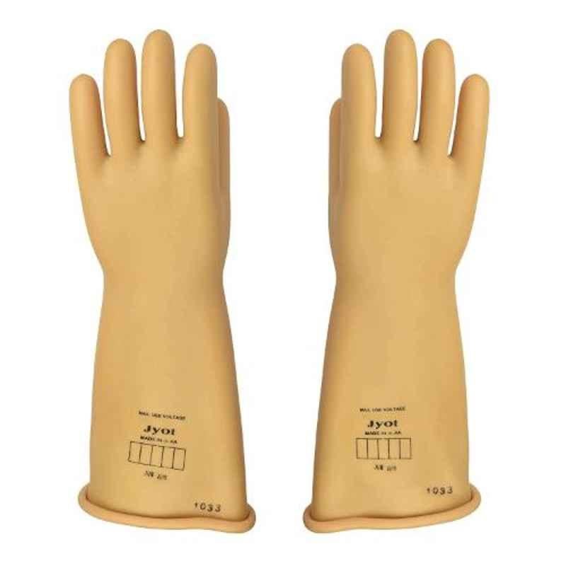 Ridaan Jyot 33kV Yellow Electrical Hand Gloves