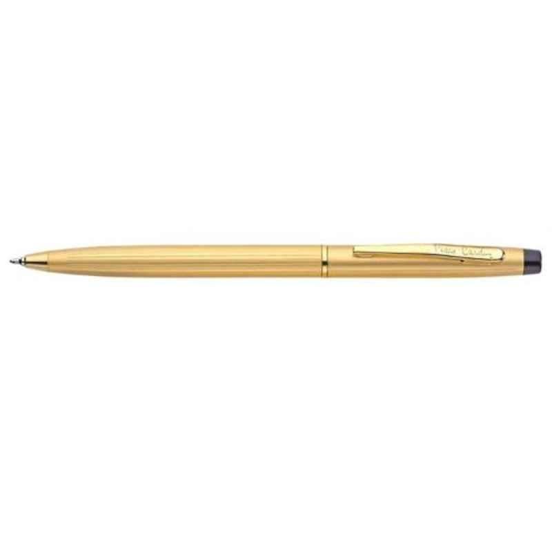 Pierre Cardin Blue Ink Kriss Satin Gold Exclusive Roller Pen