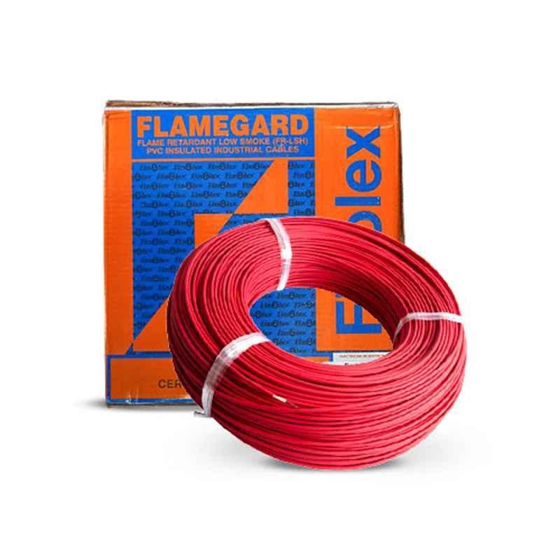 Finolex 1 Sqmm 90m Red Single Core FR-LSH PVC Insulated Industrial Cable, 10113