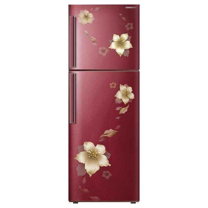 Samsung RT28K3343R2/HL Red 253 Litre 3 Star Frost Free Double Door Refrigerator