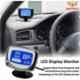 Miwings Car Reverse Parking Sensor Auto Radar System Distance Detection With Mini Led Display And 4 Sensors, Ultrasonic Buzzer Warning, Universal For All Cars (Black)