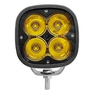 AllExtreme Exlc20F1 Led Fog Light Spot Beam 20W Projector Lens Heavy Duty Waterproof Driving Lamp For Motorcycle Bike Car Suv (Yellow & White)
