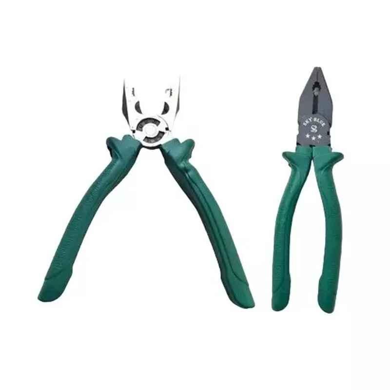 Sky Blue 2 Pcs 7.8 inch Lineman Plier Combo, SBE_PLIER_COMBO_MOD_01217