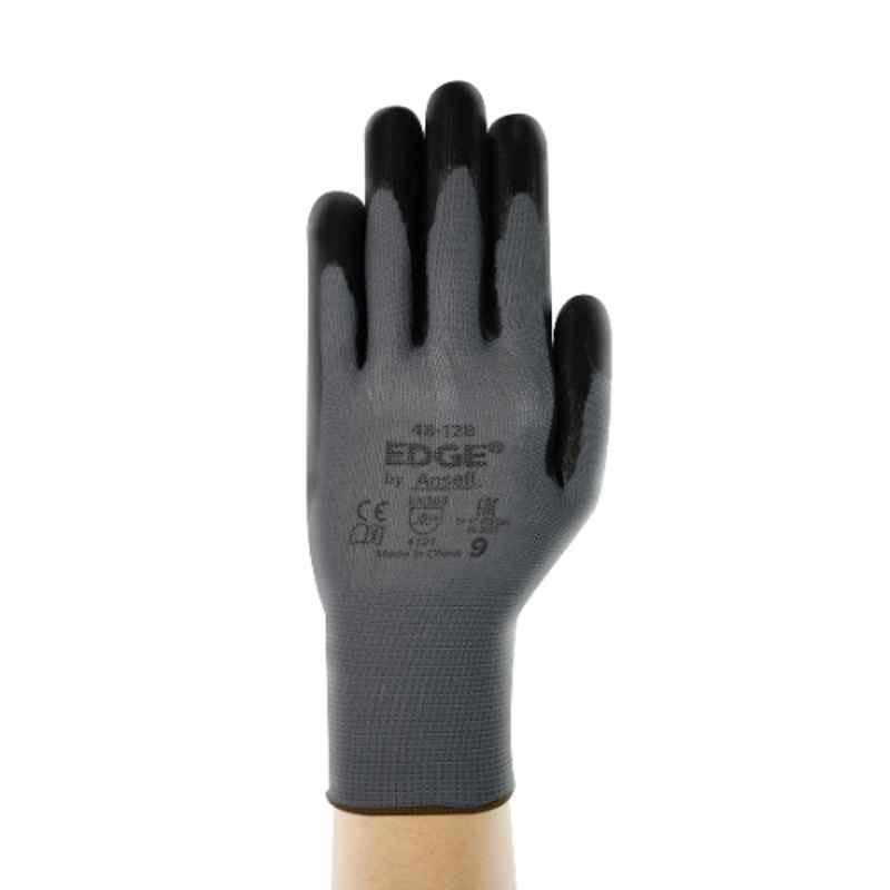 Ansell EDGE 48-128 Nitrile Coated Knitted Cotton Gloves, Size: M