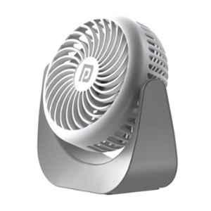 Portronics Toofan Mini White & Grey Battery Powered Fan, POR 1929