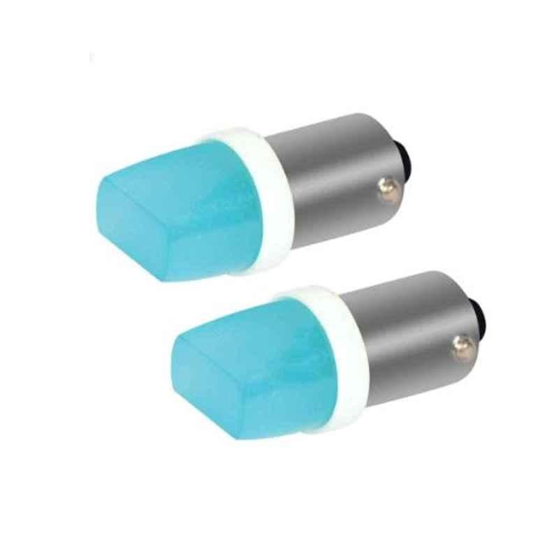 AllExtreme EXBA9SI 2 Pcs 3W 5 SMD Icy Blue Multipurpose BA9S LED Parking Light Set