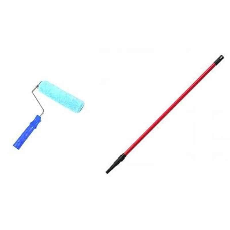 Abbasali 2m Multi-Purpose Telescoping Extension Pole With 9 inch Paint Roller