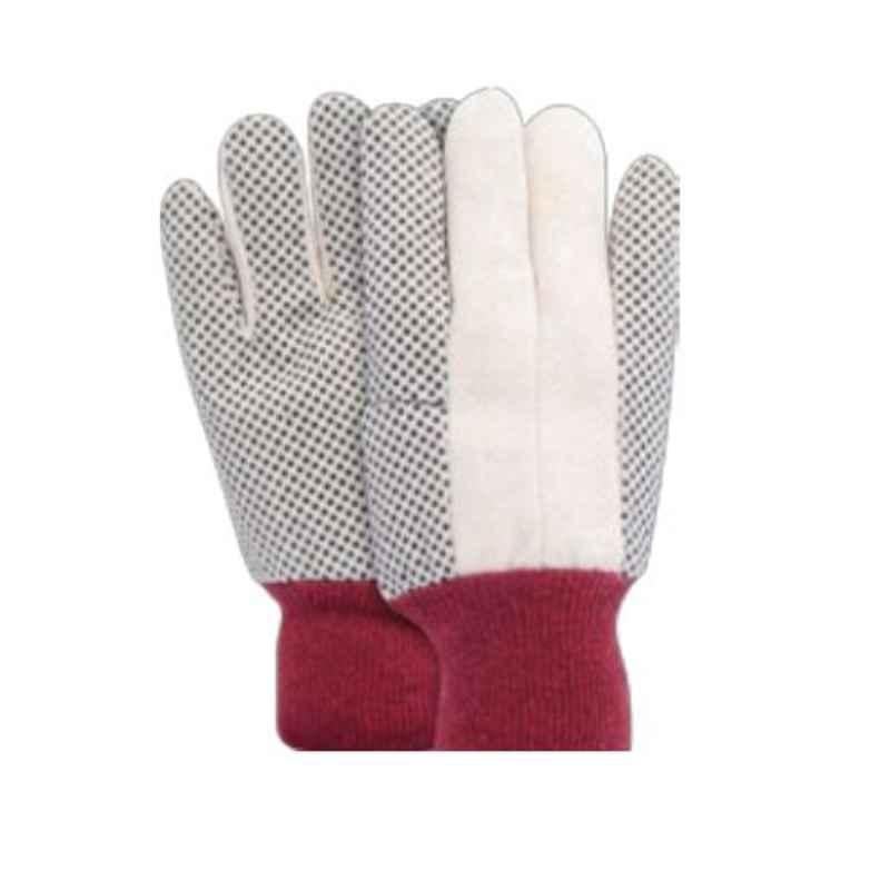 Techtion Active Lite Multipro 8 Oz Cut & Sewn Poly Cotton Safety Gloves with PVC Dots