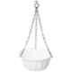 Gardens Need 4 Pcs 27x27x12cm 100% Virgin Plastic Dove White Hanging Planter