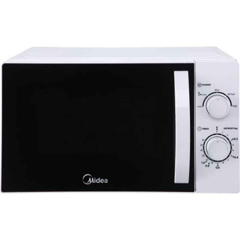 Midea 700W 20L White Solo Microwave Oven, MM720CJ9
