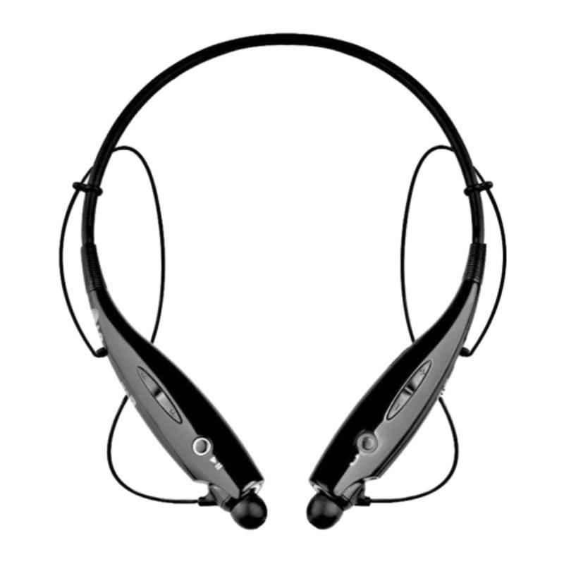 Immutable HBS-730 Black Bluetooth Neckband In-Ear Headphone with Mic, IMT-54131
