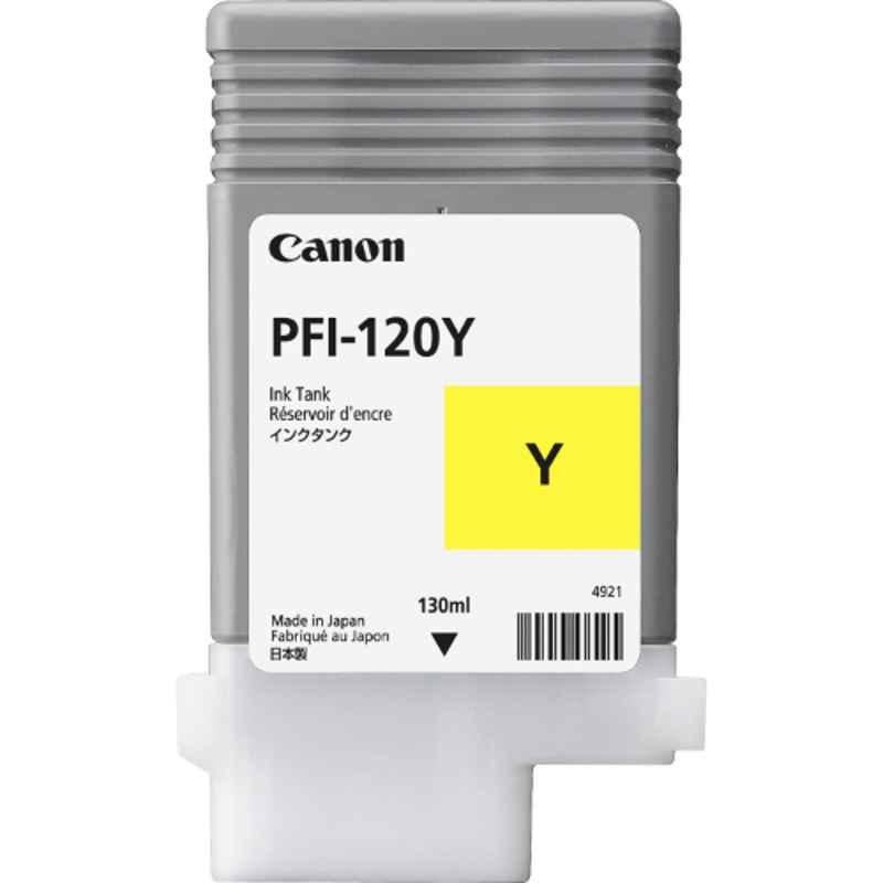 Canon 130ml Yellow Cartridge Ink for TM-300, PFI-120 (Yellow)