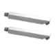 Torofy 9 inch Stainless Steel Silver Bathroom Overhead Square Shower Arm with Wall Flange (Pack of 2)