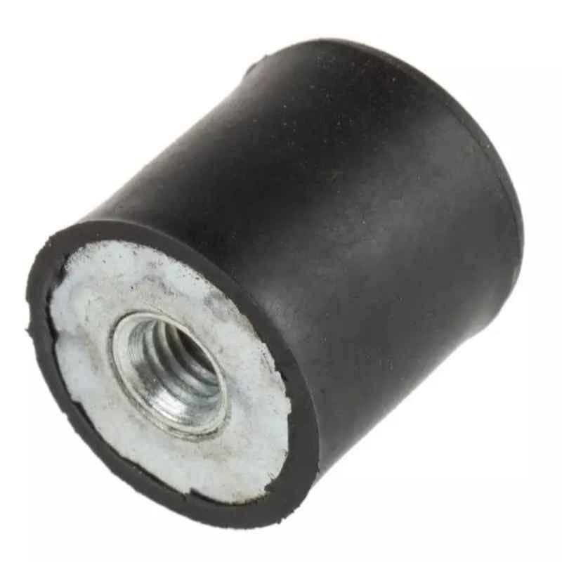 RS Pro M6 Anti Vibration Mount Female Buffer Foot with 25.3kg Compression Load, 1623237
