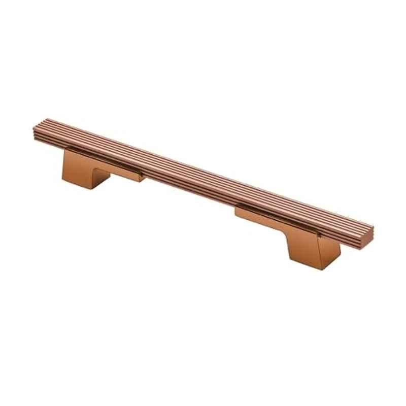Plantex 160mm Aluminium Rose Gold PVD Finish Pull Cabinet Handle for Home & Office, APS-DTC-5580-RG-160MM
