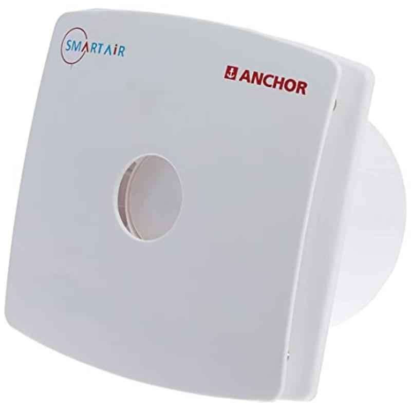 Anchor Smart Air V-01 22W White Ventilation Fan, 14030WH, Sweep: 100 mm